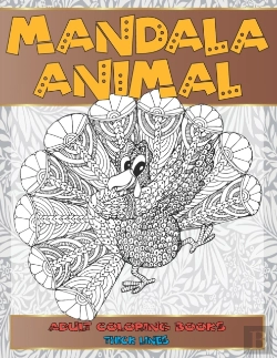 Bertrand.pt - Adult Coloring Books Mandala Animal - Thick Lines