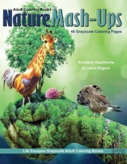 Bertrand.pt - Adult Coloring Books Nature Mashups