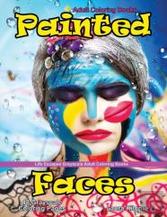 Adult Coloring Books Painted Faces