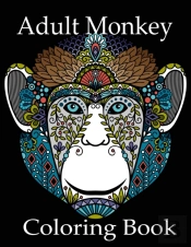 Adult Monkey Coloring Book