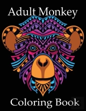 Adult Monkey Coloring Book