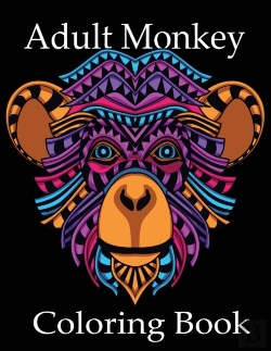 Bertrand.pt - Adult Monkey Coloring Book