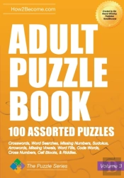 Adult Puzzle Book: 100 Assorted Puzzles - Volume 3