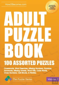 Bertrand.pt - Adult Puzzle Book: 100 Assorted Puzzles - Volume 3
