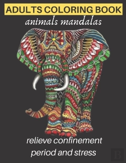 Bertrand.pt - Adults Coloring Book Animals Mandalas Relieve Confinement Period And Stress