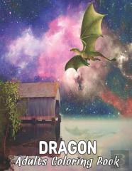 Adults Coloring Book Dragon