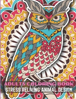 Bertrand.pt - Adults Coloring Book Stress Rekiveing Animal Design