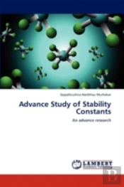 Advance Study Of Stability Constants