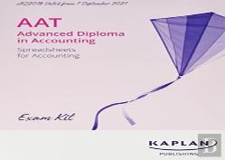Advanced Diploma In Accounting - Spreadsheet For Accounting Aq2016 - Kit
