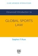 Advanced Introduction To Global Sports Law