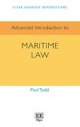 Advanced Introduction To Maritime Law