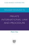 Advanced Introduction To Private International Law And Procedure
