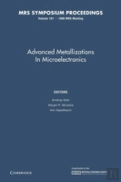 Bertrand.pt - Advanced Metallizations In Microelectronics: Volume 181