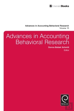 Bertrand.pt - Advances In Accounting Behavioral Research