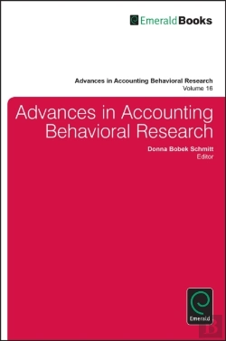 Bertrand.pt - Advances In Accounting Behavioral Research