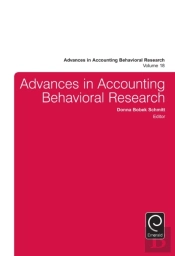 Advances In Accounting Behavioral Research