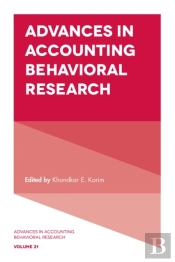 Advances In Accounting Behavioral Research