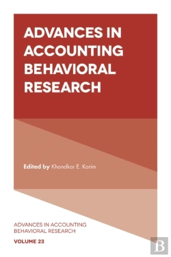 Bertrand.pt - Advances In Accounting Behavioral Research