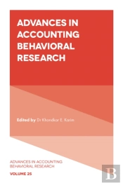 Advances In Accounting Behavioral Research