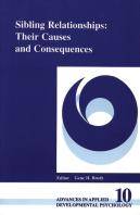 Advances In Applied Developmental Psychology