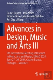 Advances In Design, Music And Arts Iii