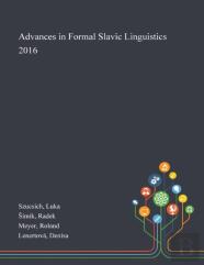 Advances In Formal Slavic Linguistics 2016