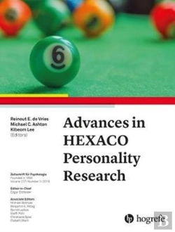 Bertrand.pt - Advances In Hexaco Personality Research