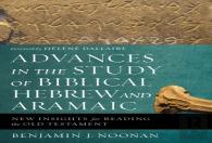 Advances In The Study Of Biblical Hebrew And Aramaic