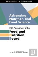 Advancing Nutrition And Food Science