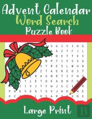 Advent Calendar Word Search Puzzle Book Large Print