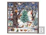 Advent Forest Large Embellished Notecards