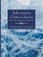 Adversaria Critica Sacra