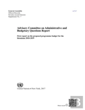 Advisory Committee On Administrative And Budgetary Questions