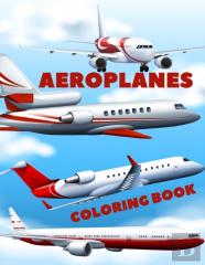 Aeroplanes Coloring Book
