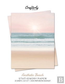 Bertrand.pt - Aesthetic Beach Stationery Paper