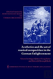 Aesthetics And The Art Of Musical Composition In The German Enlightenment