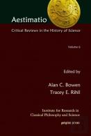 Aestimatio: Critical Reviews In The History Of Science (Volume 6)