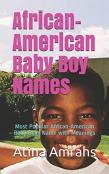 African-American Baby Boy Names