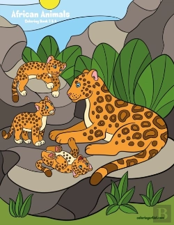 Bertrand.pt - African Animals Coloring Book 3 & 4