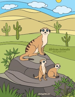 Bertrand.pt - African Animals Coloring Book 4, 5 & 6