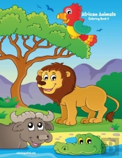 African Animals Coloring Book 5