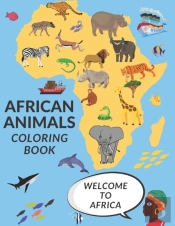 African Animals Coloring Book