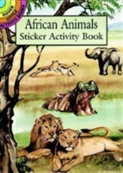 African Animals Sticker Activity Bo