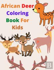 African Deer Coloring Book For Kids - V 074