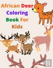 African Deer Coloring Book For Kids - V 074