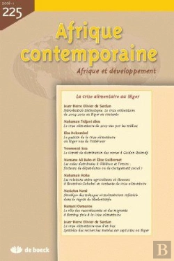 Bertrand.pt - Afrique Contemporaine 2008/1 - N.225 - La Crise Alimentaire Au Niger