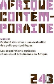 Afrique Contemporaine 2012/3 - N0 243640209 Les Politiques De Gratuite De Soins En Afrique De L'Oues