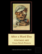 After A Hard Day: Vintage Art Cross Stit