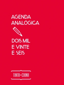 Bertrand.pt - Agenda Analógica 2026 (Vermelha)
