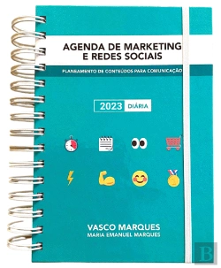 Bertrand.pt - Agenda de Marketing e Redes Sociais - Diária de Argolas 2023